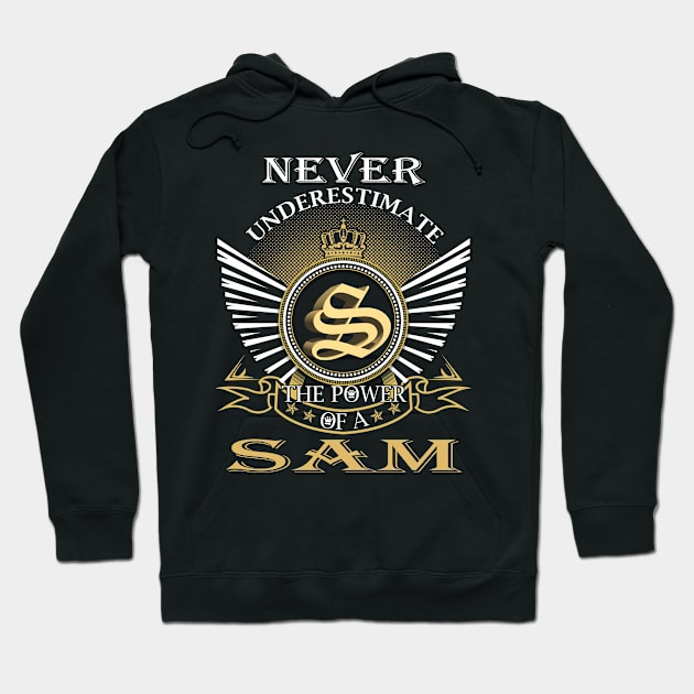 Never Underestimate SAM Hoodie by Nap